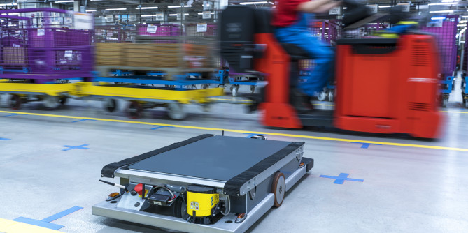 selbstfahrende Roboter bei BMW