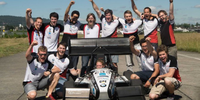 Weltrekord mit Elektro-Rennwagen